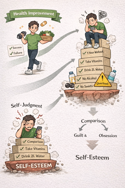 건강 관리가 자존감을 깎아먹는 이유