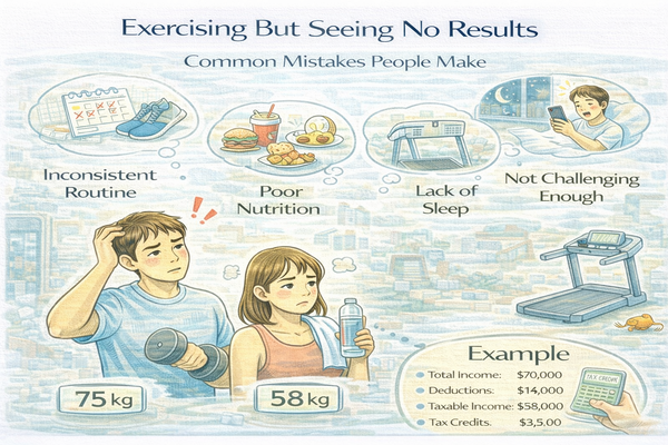 운동 효과가 없는 사람들의 공통점을 설명하는 운동은 하지만 변화가 느껴지지 않는 상황