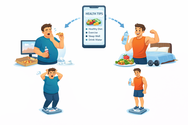 같은 정보를 보고도 결과가 다른 이유를 설명하는 동일한 건강 정보를 보고 다른 결과가 나타나는 상황